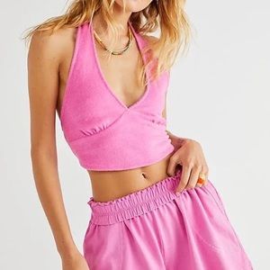 Free People slightly salty halter top